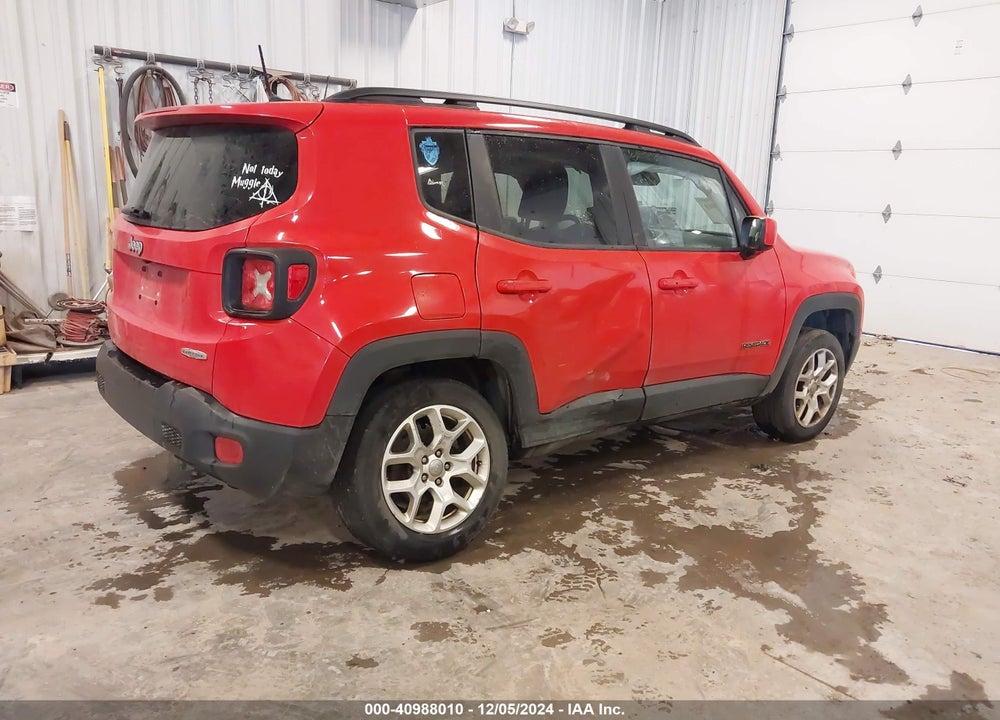 2016 JEEP RENEGADE LATITUDE VIN: ZACCJBBT2GPD20714