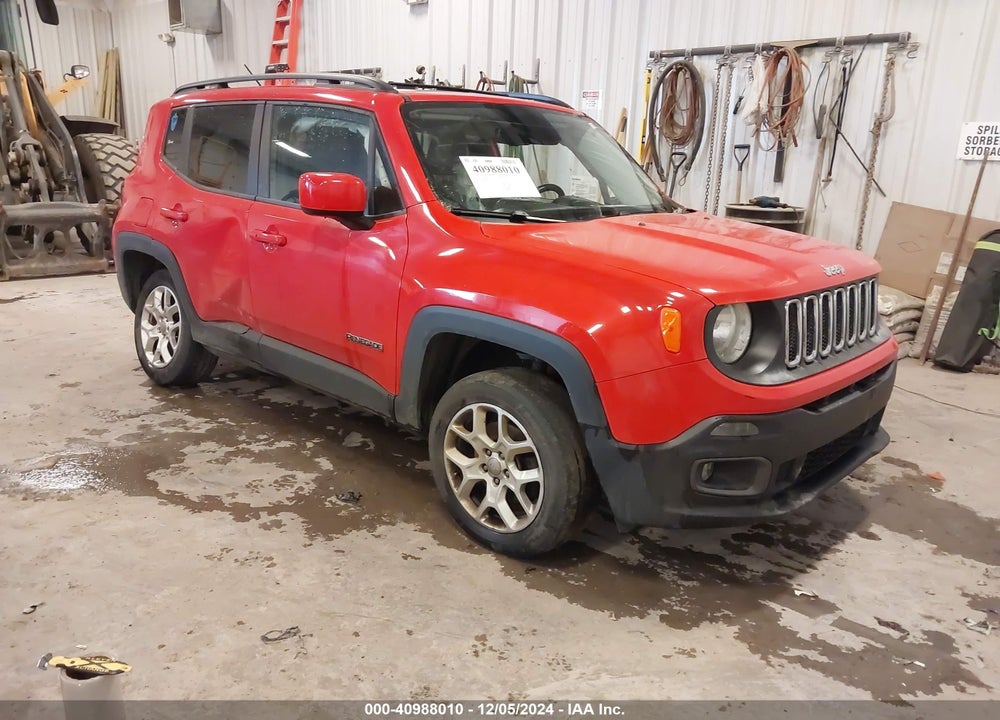 2016 JEEP RENEGADE LATITUDE VIN: ZACCJBBT2GPD20714