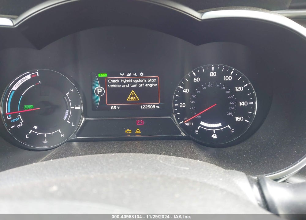 2016 KIA OPTIMA HYBRID VIN: KNAGM4AD1G5099790
