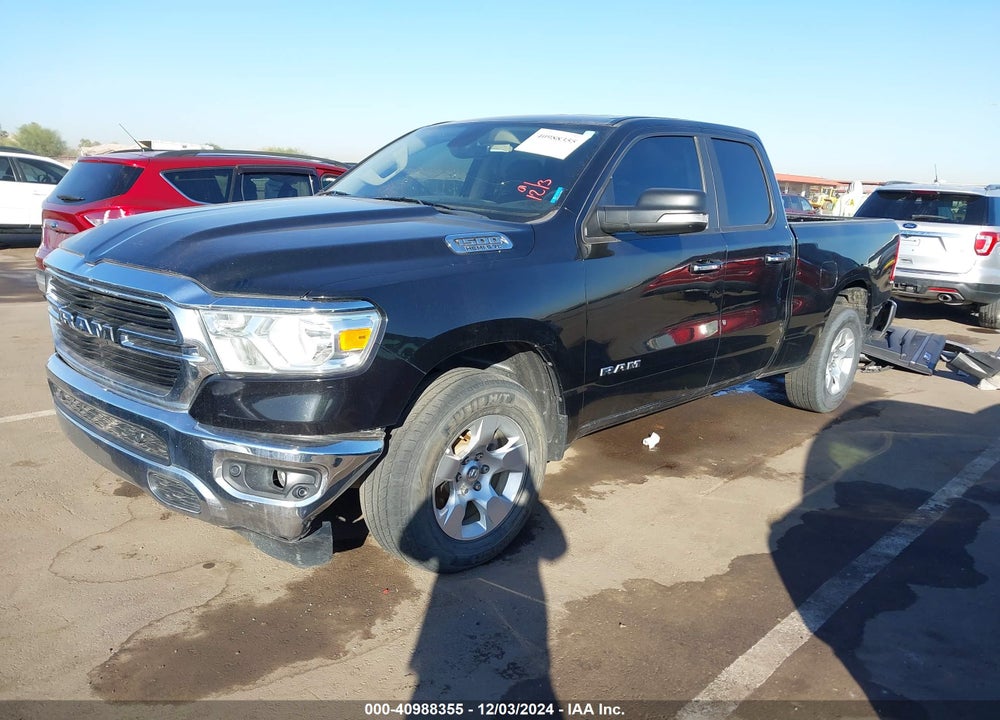 2020 RAM 1500 BIG HORN 4X4 6'4 BOX VIN: 1C6SRFBTXLN281585