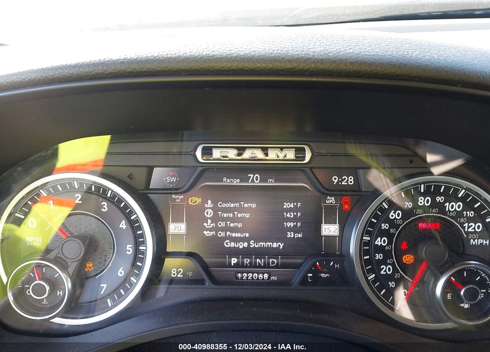 2020 RAM 1500 BIG HORN 4X4 6'4 BOX VIN: 1C6SRFBTXLN281585