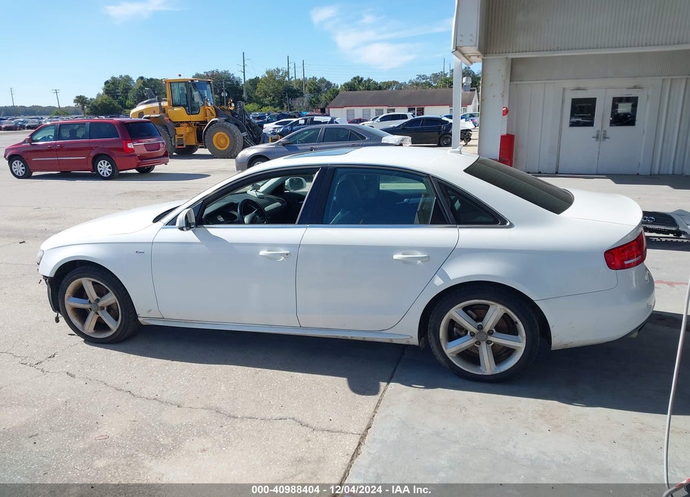 2012 AUDI A4 2.0T PREMIUM VIN: WAUFFAFL3CN017167