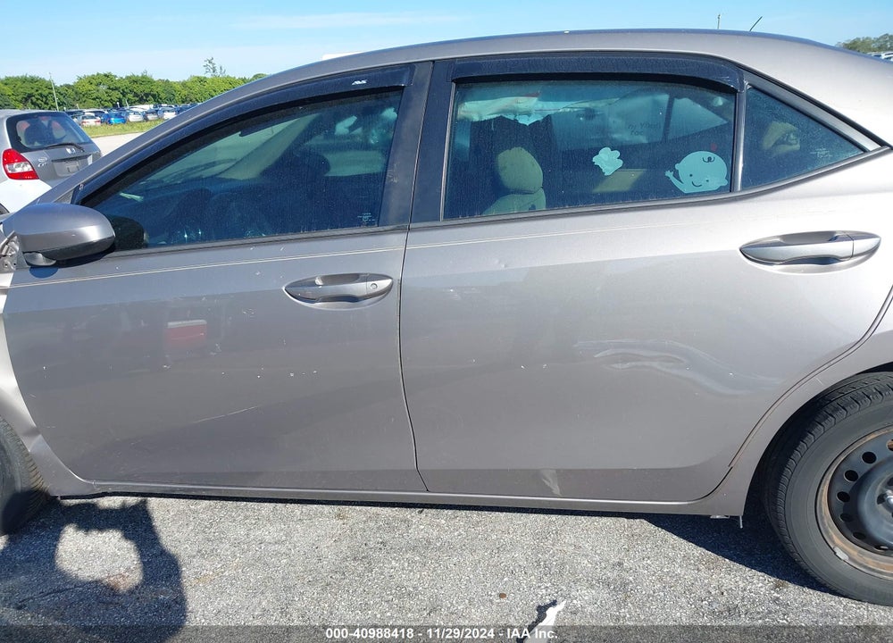 2016 TOYOTA COROLLA LE VIN: 2T1BURHE8GC636814