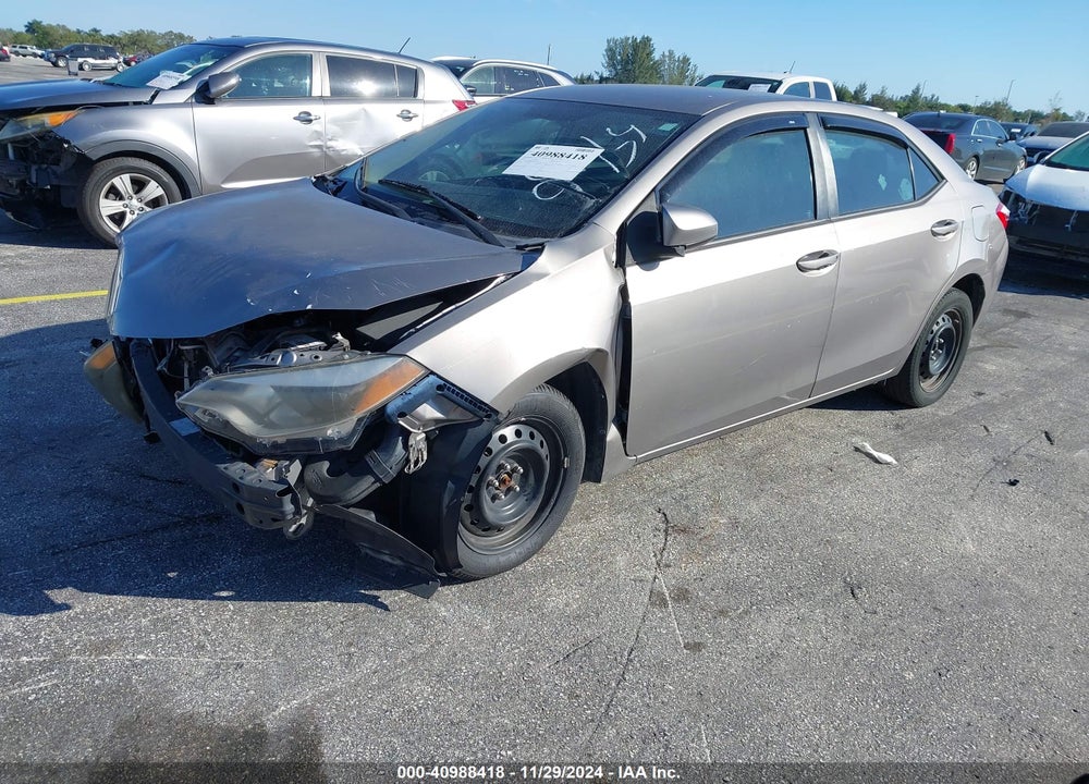 2016 TOYOTA COROLLA LE VIN: 2T1BURHE8GC636814