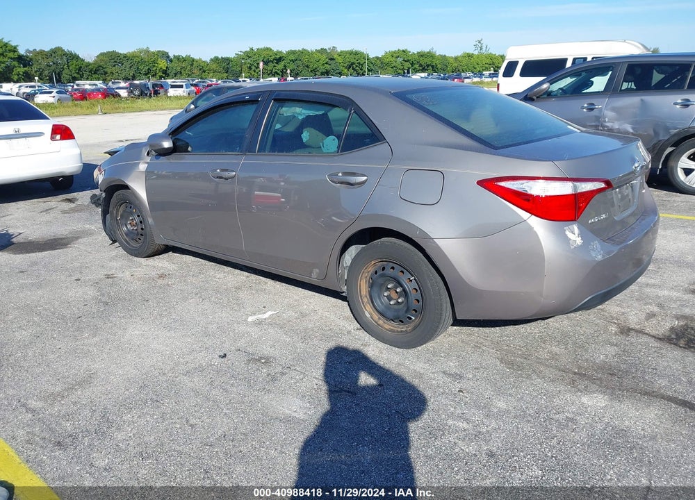 2016 TOYOTA COROLLA LE VIN: 2T1BURHE8GC636814