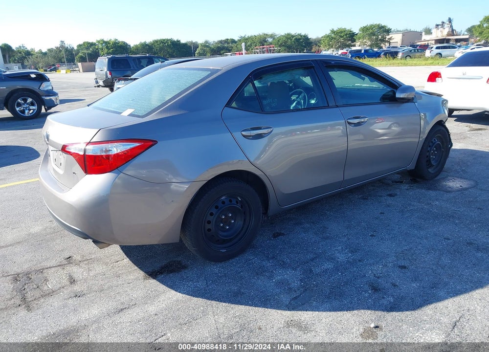 2016 TOYOTA COROLLA LE VIN: 2T1BURHE8GC636814
