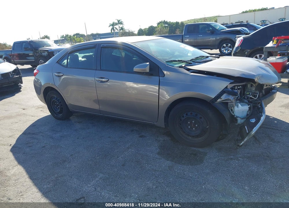 2016 TOYOTA COROLLA LE VIN: 2T1BURHE8GC636814