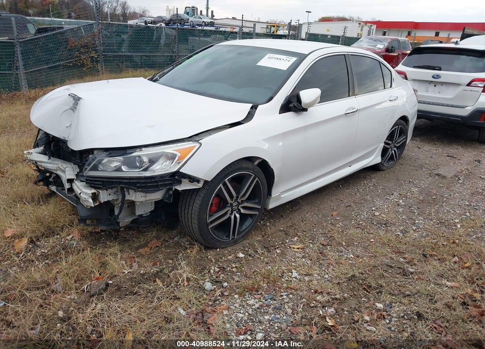 2017 HONDA ACCORD SPORT SE VIN: 1HGCR2F15HA032626