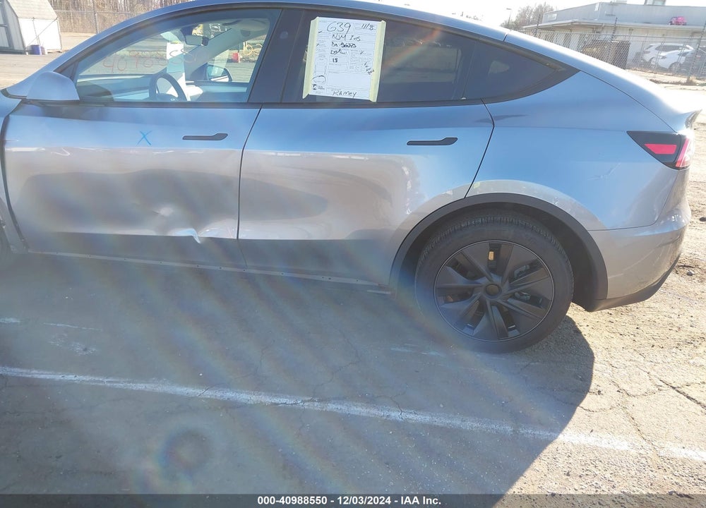 2024 TESLA MODEL Y LONG RANGE DUAL MOTOR ALL-WHEEL DRIVE VIN: 7SAYGDEE1RA293948