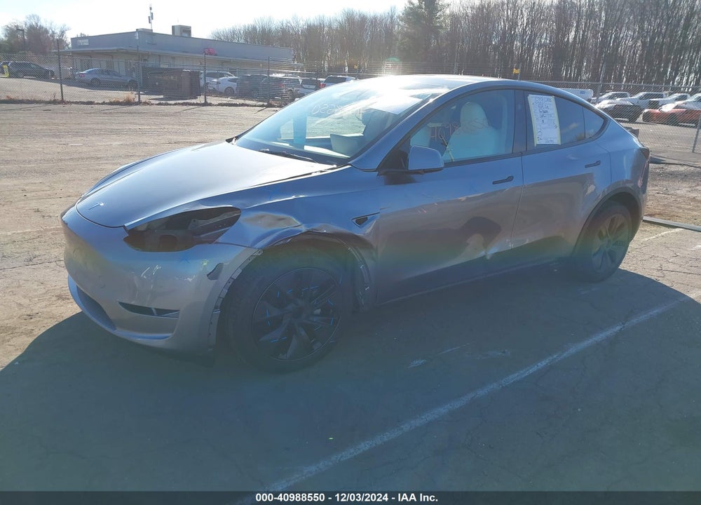 2024 TESLA MODEL Y LONG RANGE DUAL MOTOR ALL-WHEEL DRIVE VIN: 7SAYGDEE1RA293948