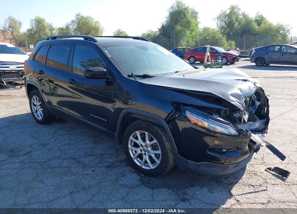 2016 JEEP CHEROKEE SPORT VIN: 1C4PJLABXGW275587