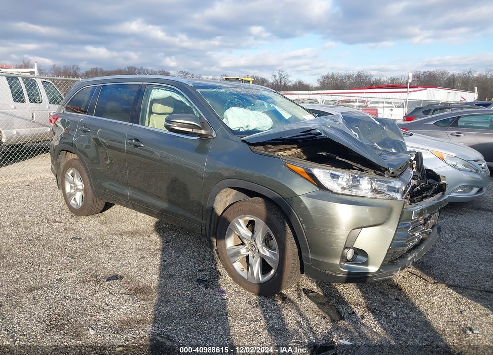 2017 TOYOTA HIGHLANDER LIMITED VIN: 5TDDZRFH9HS393708