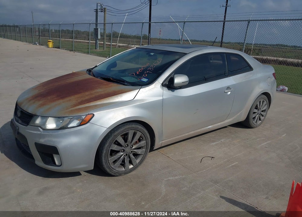 2011 KIA FORTE KOUP SX VIN: KNAFW6A30B5338313