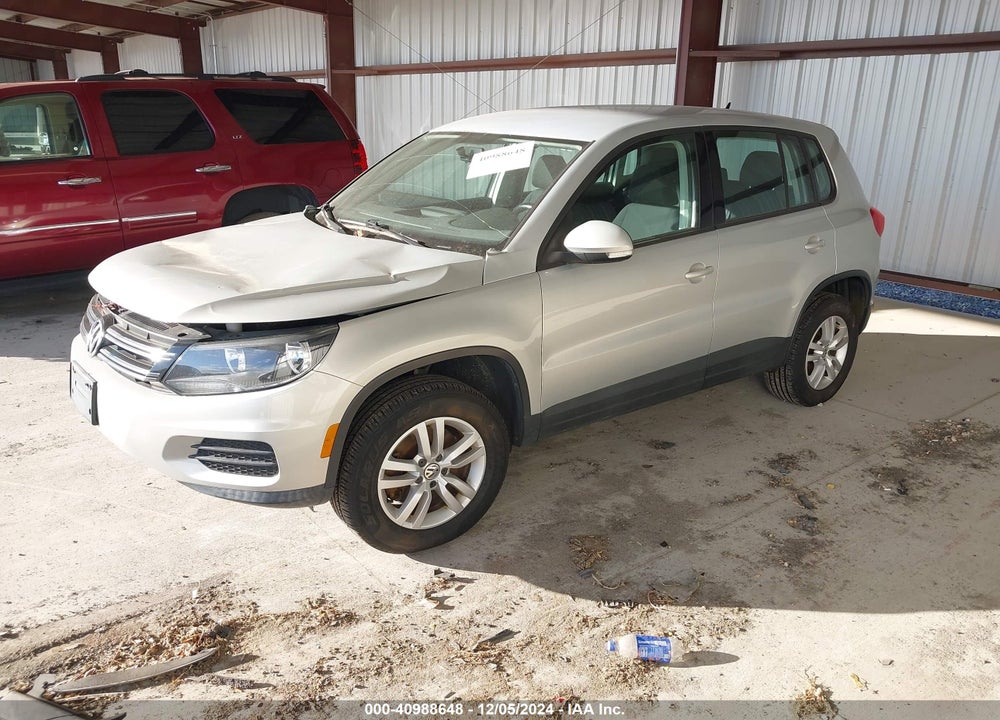 2013 VOLKSWAGEN TIGUAN S VIN: WVGBV7AX0DW533155