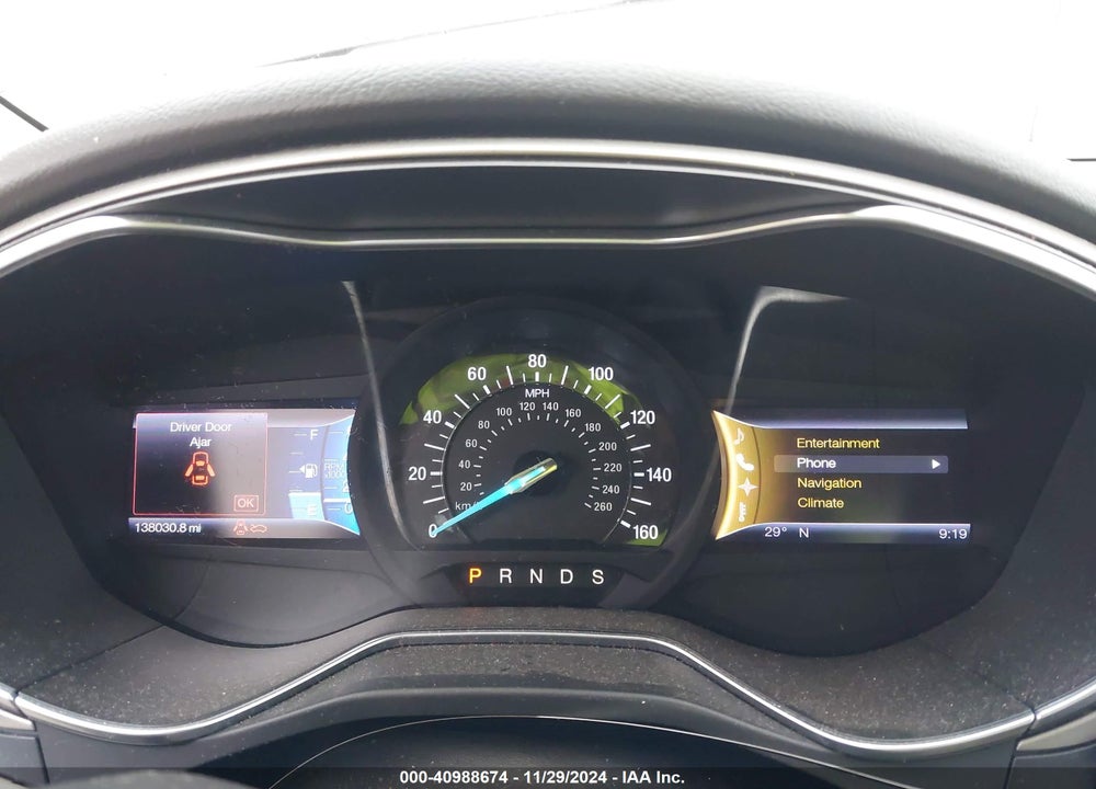 2013 FORD FUSION VIN: 3FA6P0H76DR130108