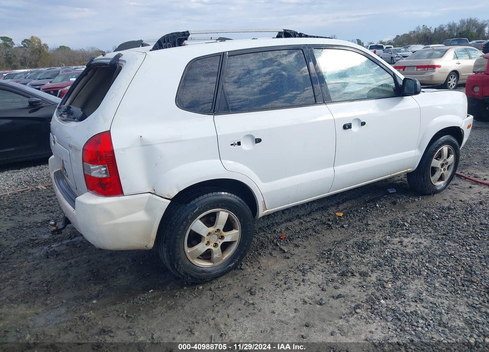 2007 HYUNDAI TUCSON GLS VIN: KM8JM12B57U606860