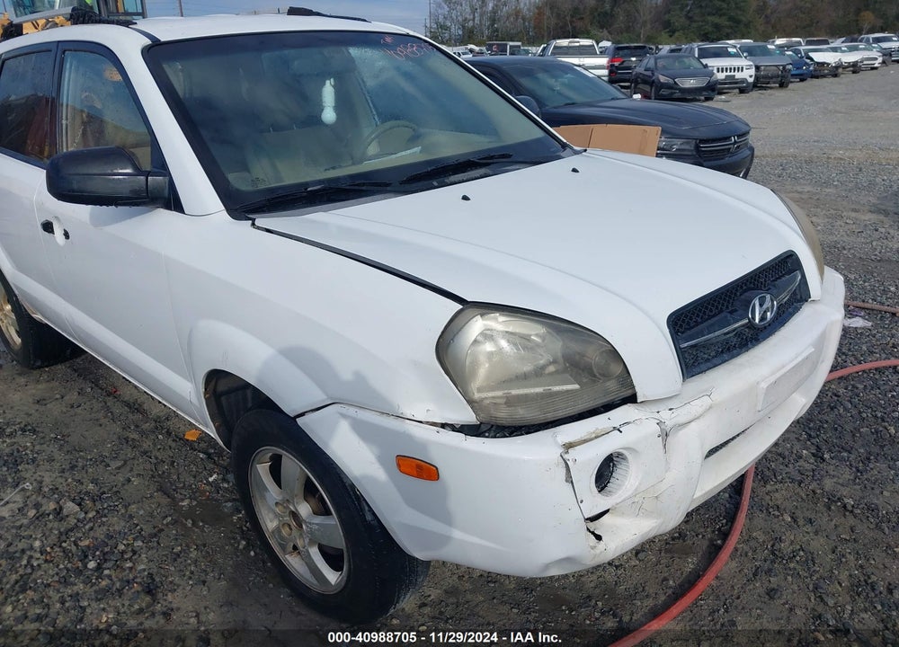 2007 HYUNDAI TUCSON GLS VIN: KM8JM12B57U606860