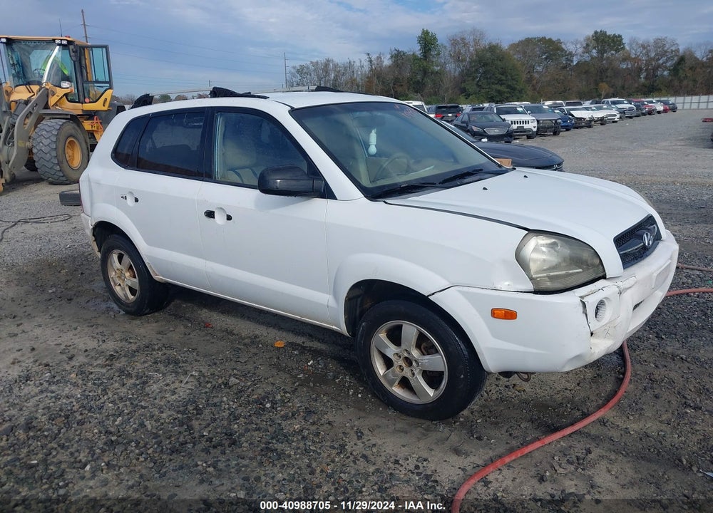 2007 HYUNDAI TUCSON GLS VIN: KM8JM12B57U606860