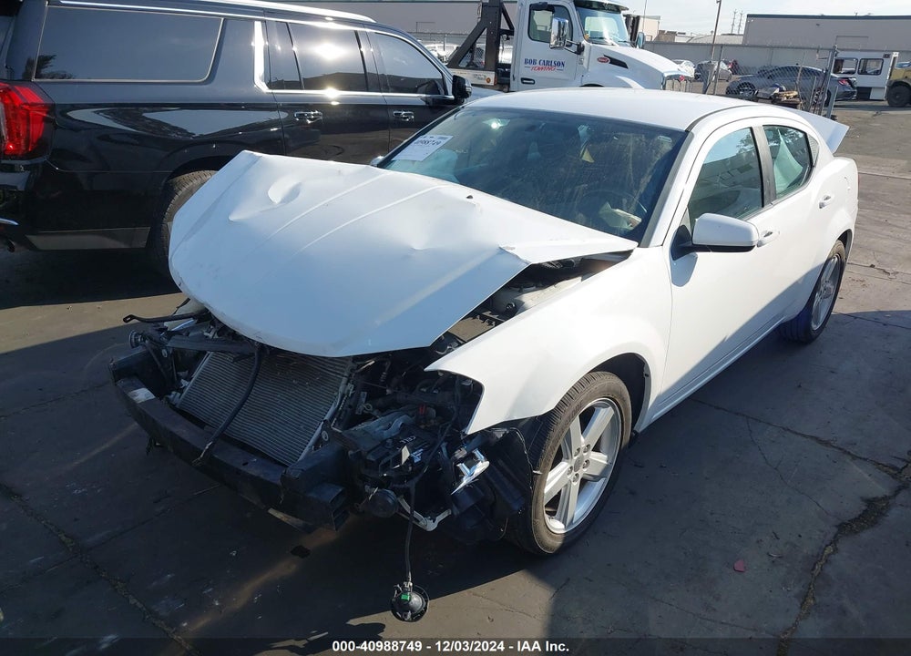 2013 DODGE AVENGER SXT VIN: 1C3CDZCB5DN707983