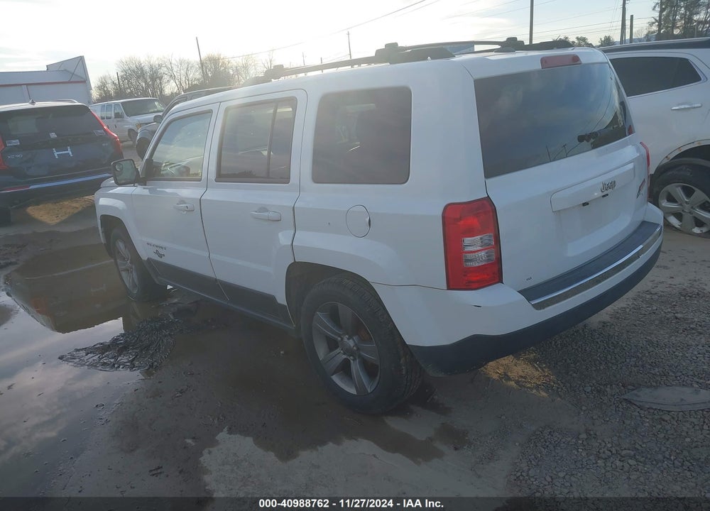 2014 JEEP PATRIOT LATITUDE VIN: 1C4NJPFB7ED629579