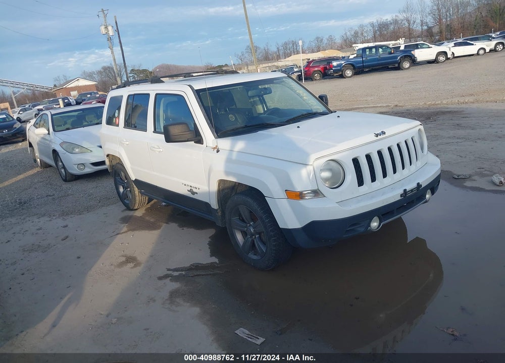 2014 JEEP PATRIOT LATITUDE VIN: 1C4NJPFB7ED629579