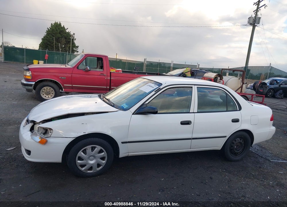 2001 TOYOTA COROLLA CE VIN: 2T1BR12E51C472585