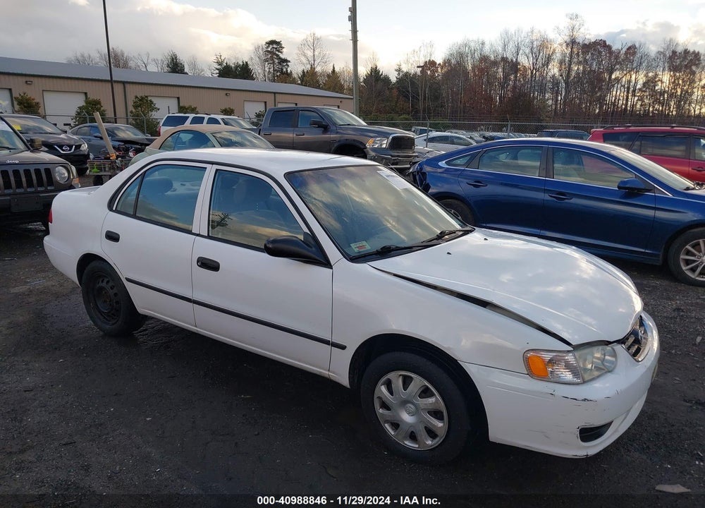 2001 TOYOTA COROLLA CE VIN: 2T1BR12E51C472585