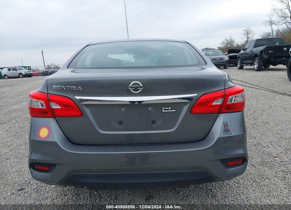 2016 NISSAN SENTRA S VIN: 3N1AB7AP3GY273603
