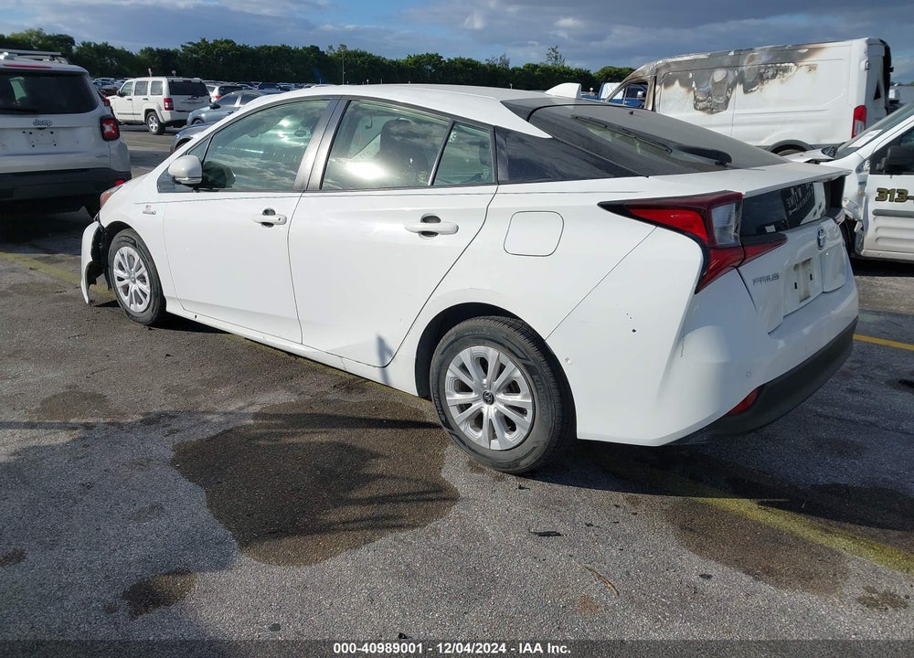 2020 TOYOTA PRIUS VIN: JTDKARFU5L3121386
