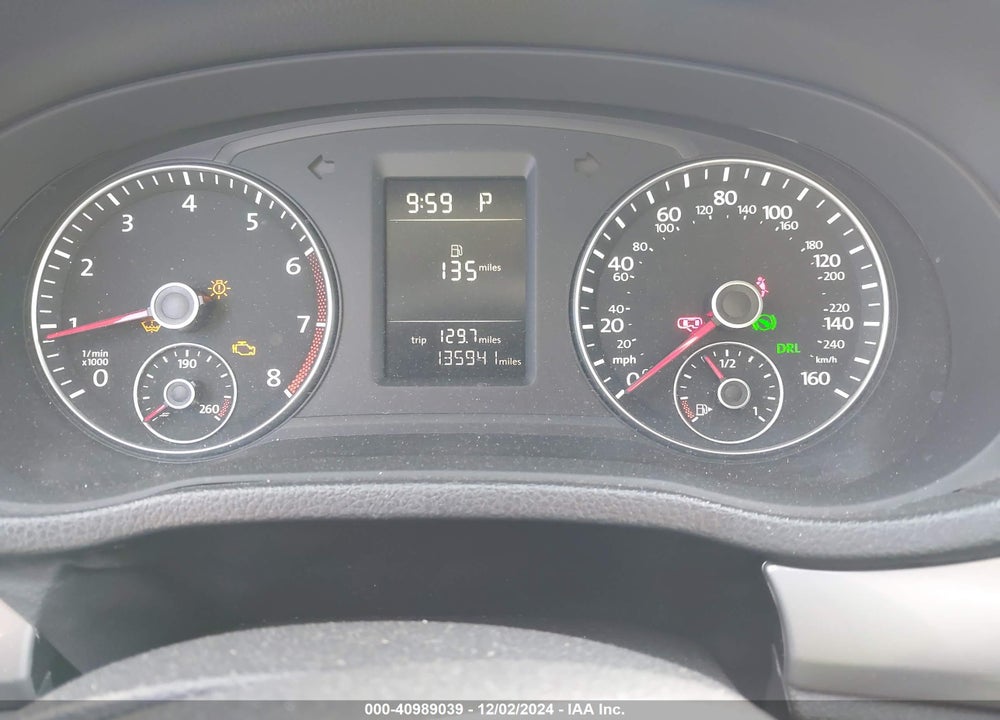 2013 VOLKSWAGEN PASSAT 2.5L S VIN: 1VWAP7A30DC029503