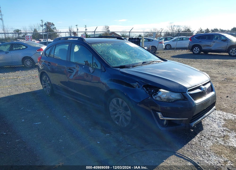 2016 SUBARU IMPREZA 2.0I SPORT PREMIUM VIN: JF1GPAP64G9213622