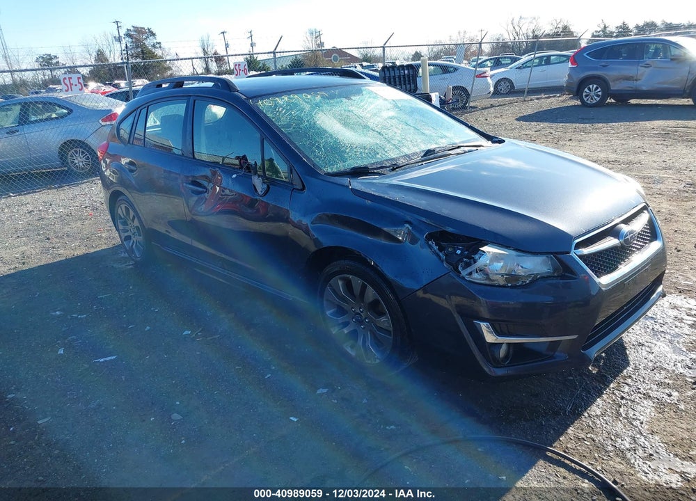 2016 SUBARU IMPREZA 2.0I SPORT PREMIUM VIN: JF1GPAP64G9213622