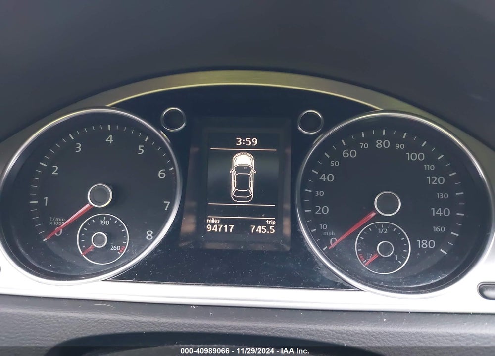 2012 VOLKSWAGEN CC LUX VIN: WVWHP7ANXCE503740