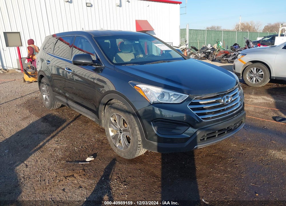 2013 HYUNDAI SANTA FE GLS VIN: KM8SM4HF8DU005910