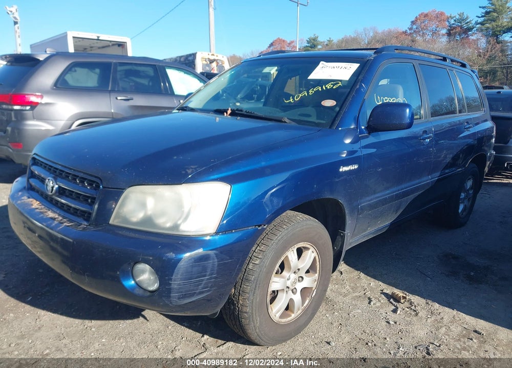 2003 TOYOTA HIGHLANDER LIMITED V6 VIN: JTEHF21A330099790