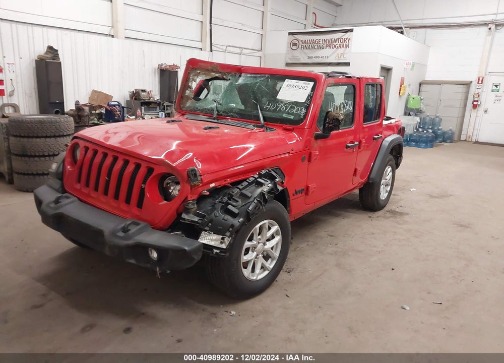 2023 JEEP WRANGLER 4-DOOR SPORT S 4X4 VIN: 1C4HJXDN1PW630003