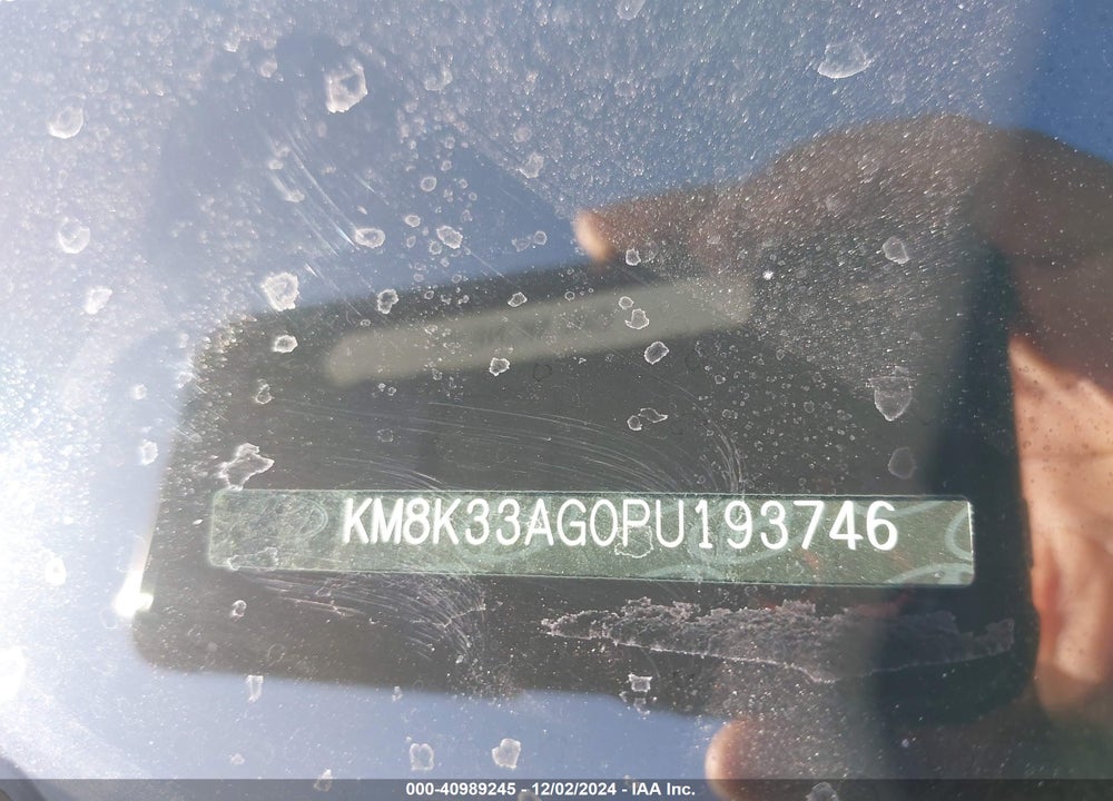 2023 HYUNDAI KONA ELECTRIC SEL VIN: KM8K33AG0PU193746