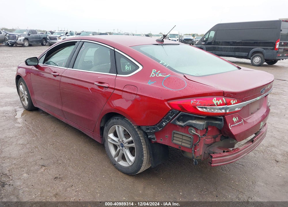 2018 FORD FUSION VIN: 3FA6P0HD6JR190911