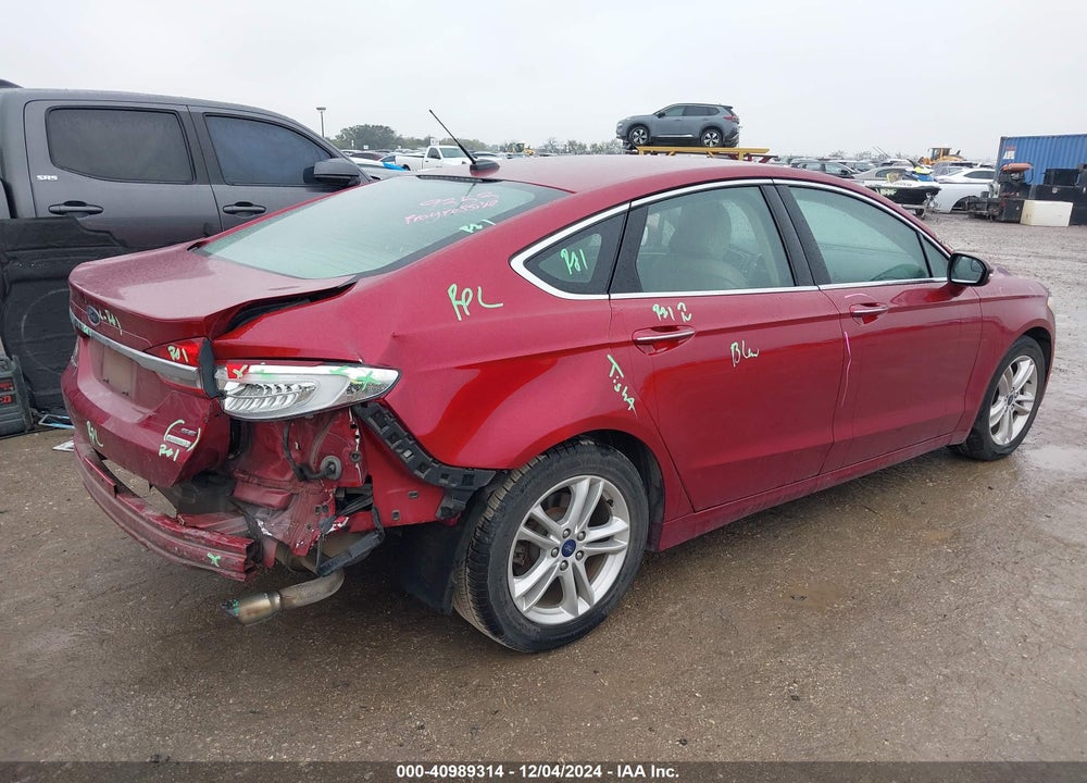 2018 FORD FUSION VIN: 3FA6P0HD6JR190911