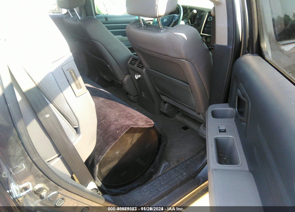 2012 HONDA RIDGELINE RTS VIN: 5FPYK1F49CB457609