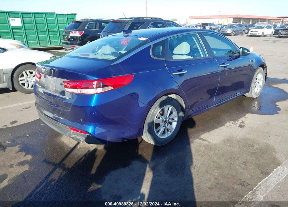 2018 KIA OPTIMA LX VIN: 5XXGT4L37JG191824