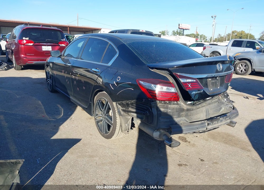 2017 HONDA ACCORD SPORT VIN: 1HGCR2F56HA300957