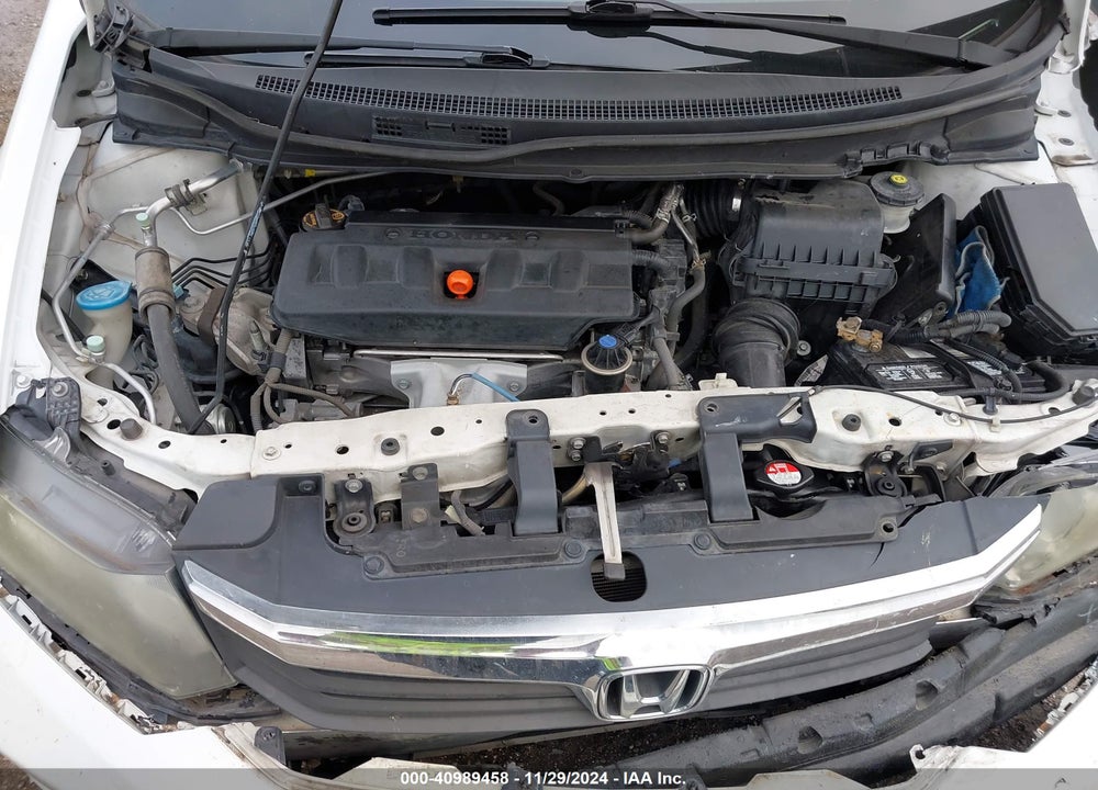 2012 HONDA CIVIC LX VIN: 19XFB2F59CE350533