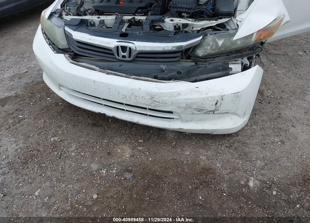 2012 HONDA CIVIC LX VIN: 19XFB2F59CE350533