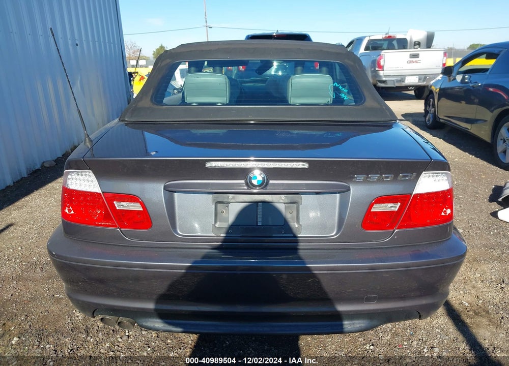 2006 BMW 330CI VIN: WBABW53406PZ42436