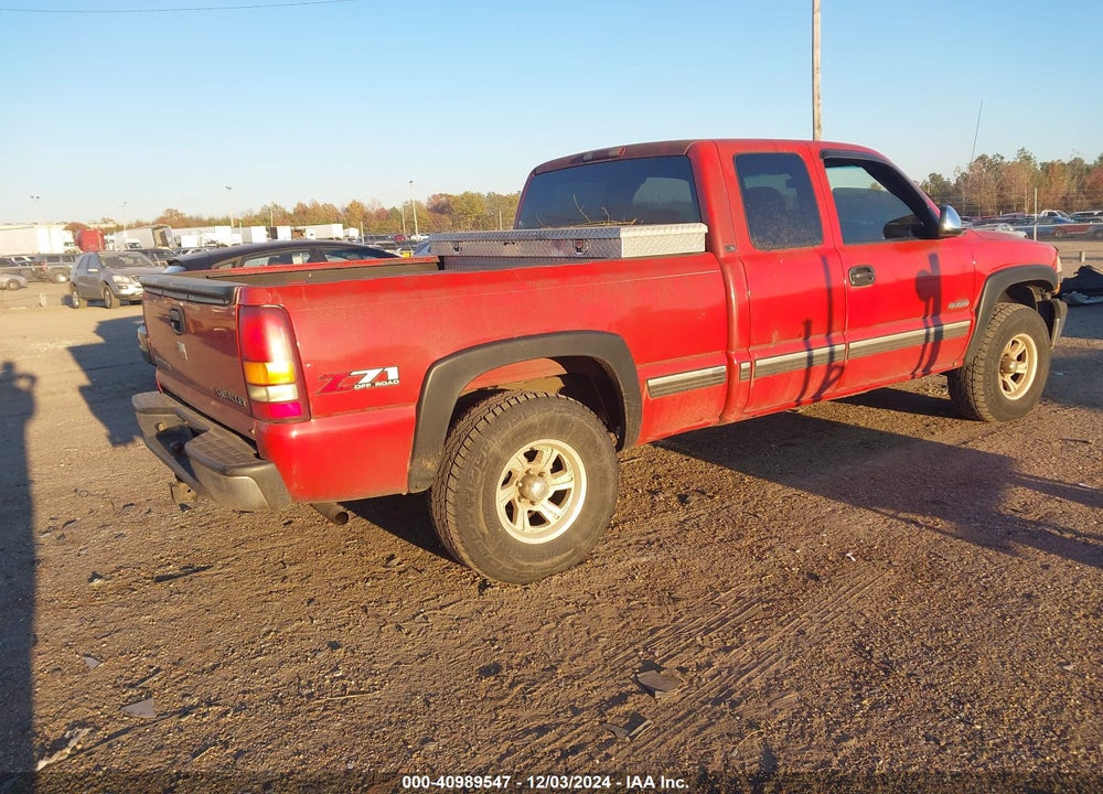 2002 CHEVROLET SILVERADO 1500 LS VIN: 2GCEK19T221303534