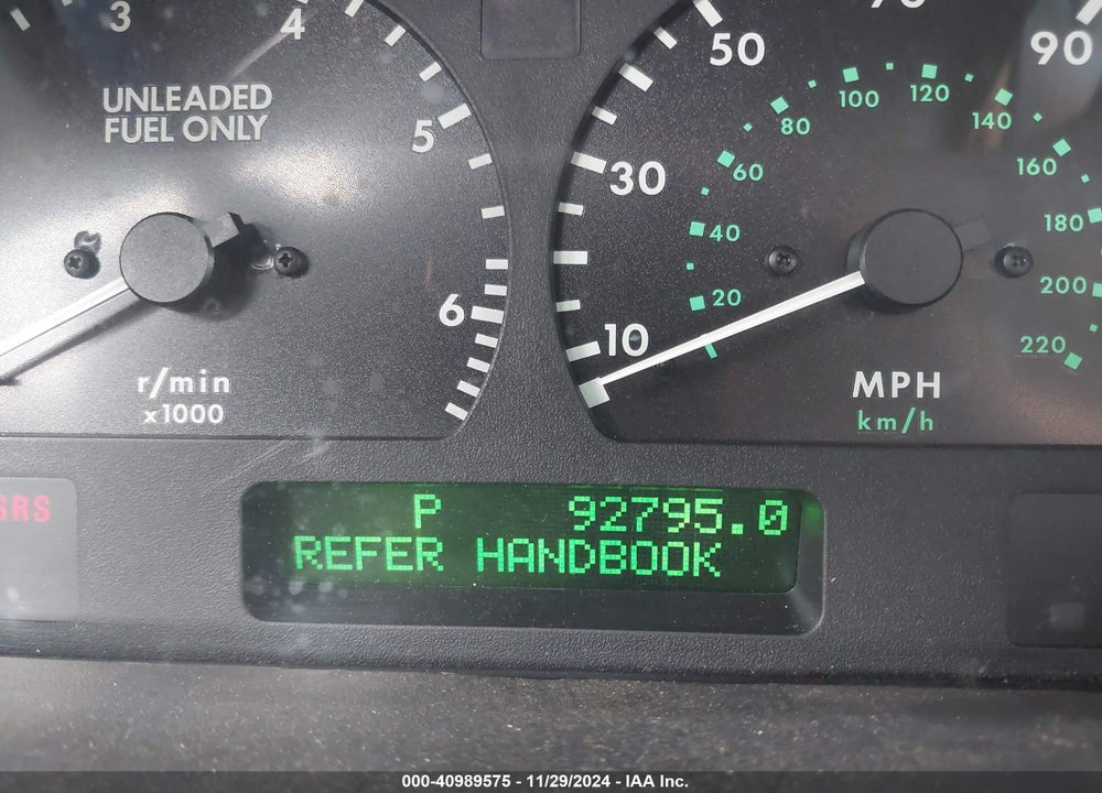 1999 LAND ROVER RANGE ROVER 4.0 SE VIN: SALPV1241XA425455