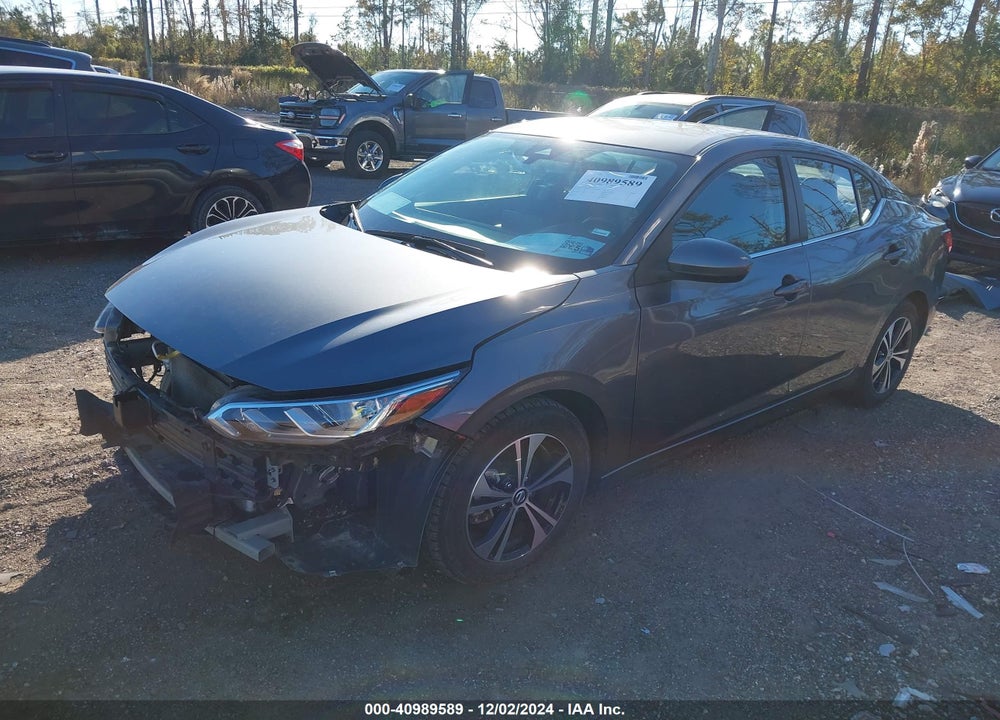 2022 NISSAN SENTRA SV XTRONIC CVT VIN: 3N1AB8CV4NY257683