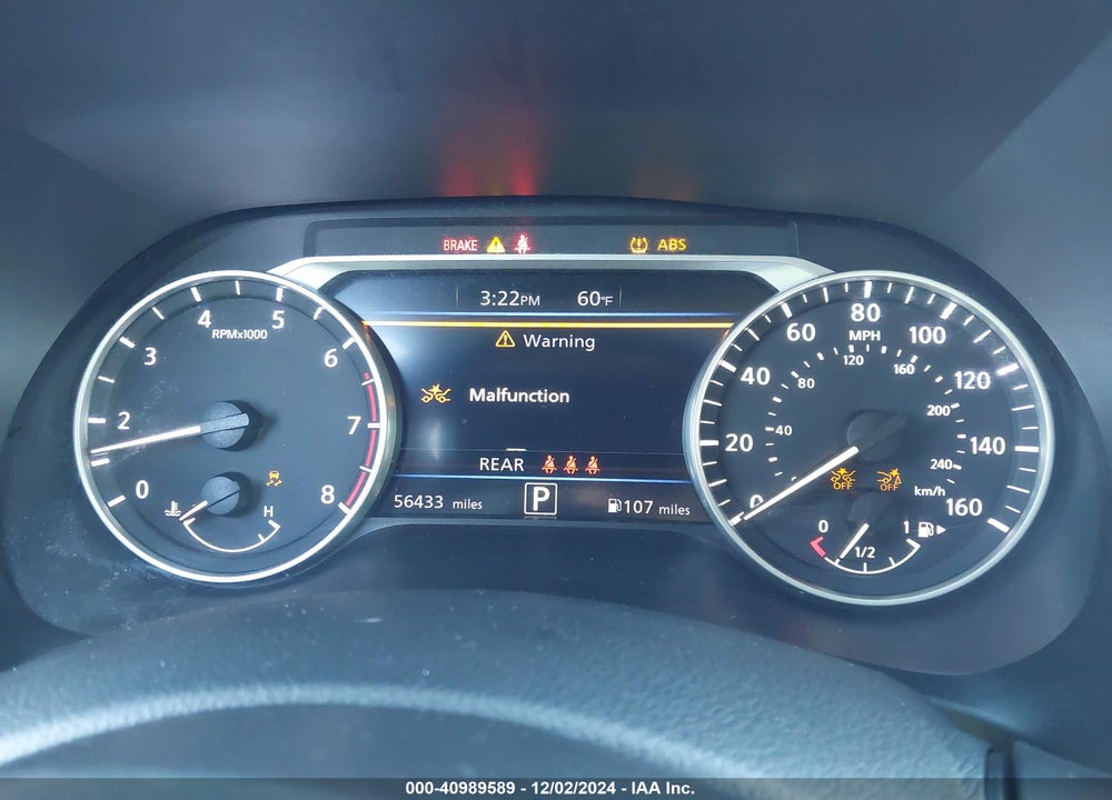 2022 NISSAN SENTRA SV XTRONIC CVT VIN: 3N1AB8CV4NY257683