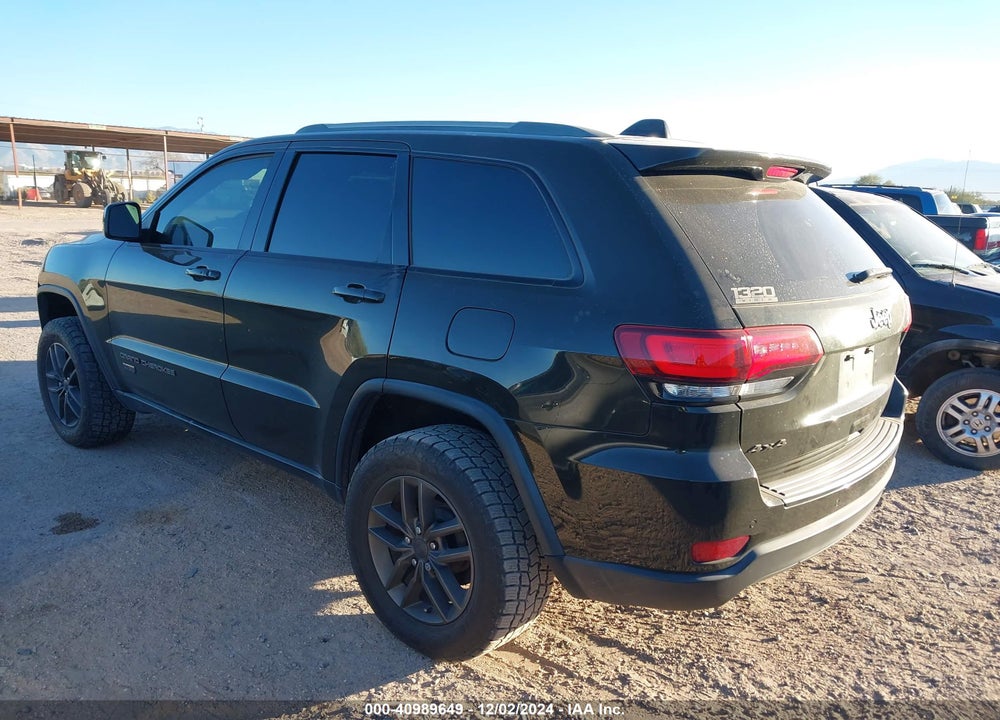 2016 JEEP GRAND CHEROKEE 75TH ANNIVERSARY VIN: 1C4RJFAG0GC489219